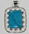 Turquoise Pendant P165 - Click Image to Close